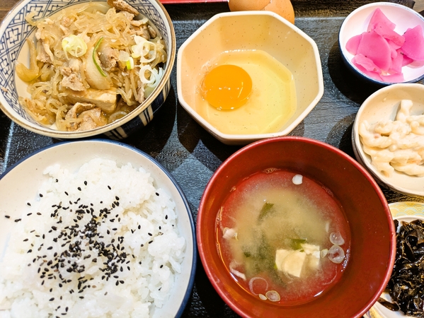 肉豆腐定食