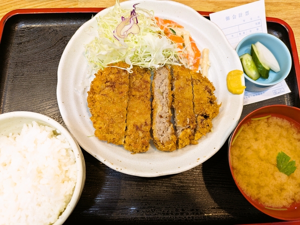 ミンチカツ定食