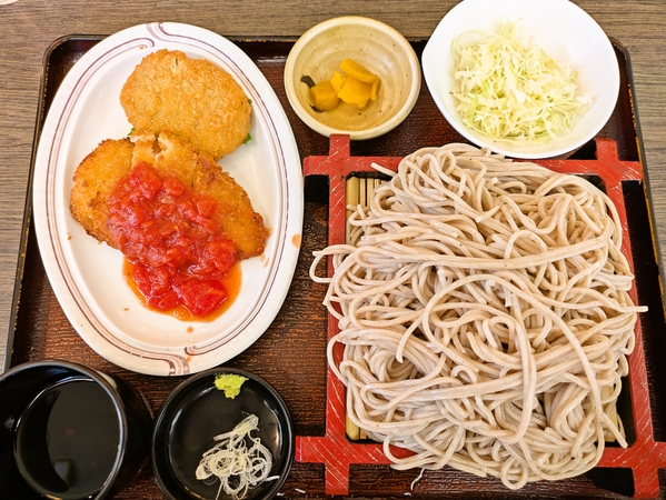 ご飯を盛りそばに変更してみたら