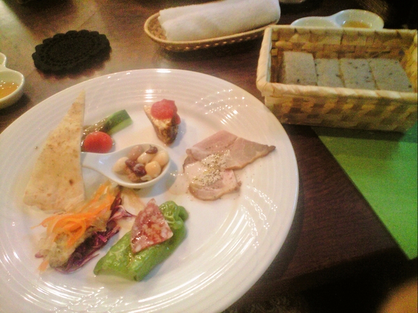 イタリア料理店で