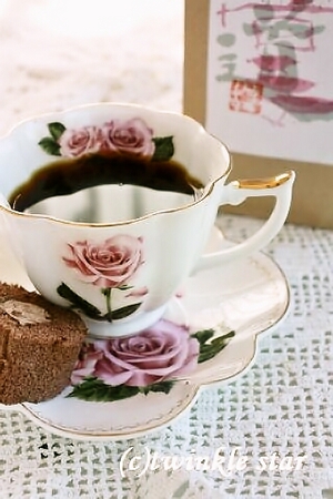 朝食後のコーヒー