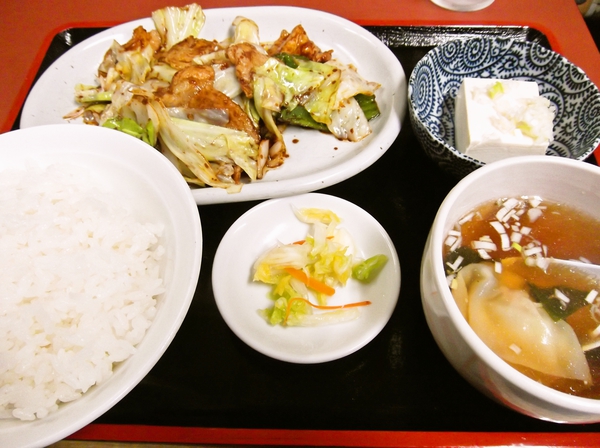 仙台市青葉区一番町二丁目　第一ススキノさんの　「回鍋肉セット」