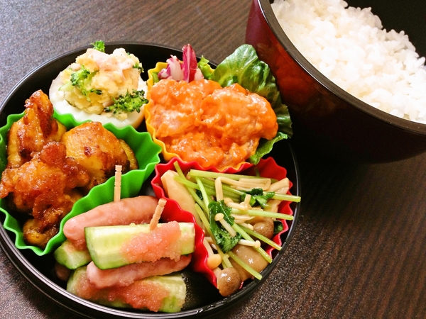 簡単弁当(∩´͈ ᐜ `͈∩)