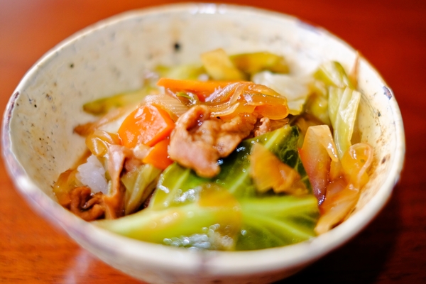 肉野菜ごはん