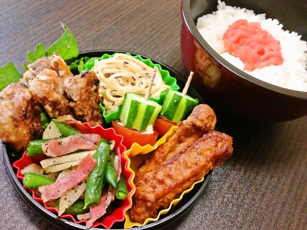 簡単弁当(∩´͈ ᐜ `͈∩)