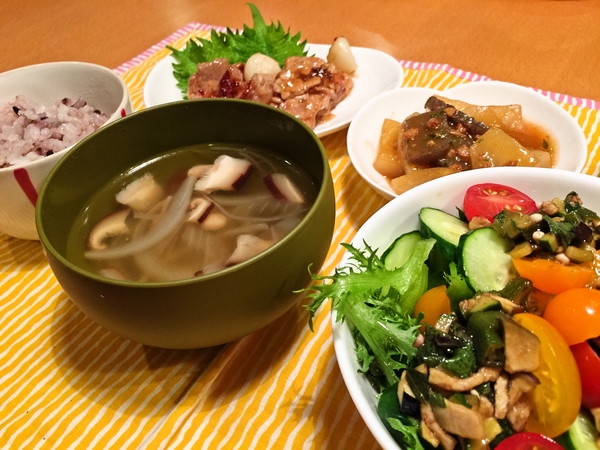 夕飯726kcal