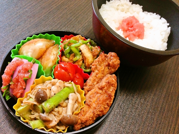 簡単弁当(∩´͈ ᐜ `͈∩)