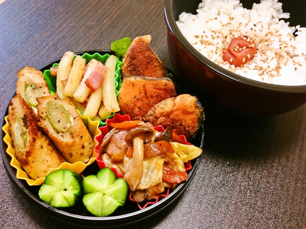 簡単弁当(∩´͈ ᐜ `͈∩)