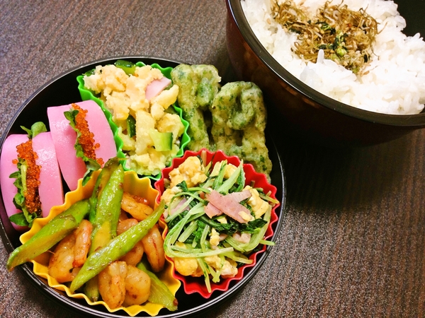 簡単弁当(∩´͈ ᐜ `͈∩)