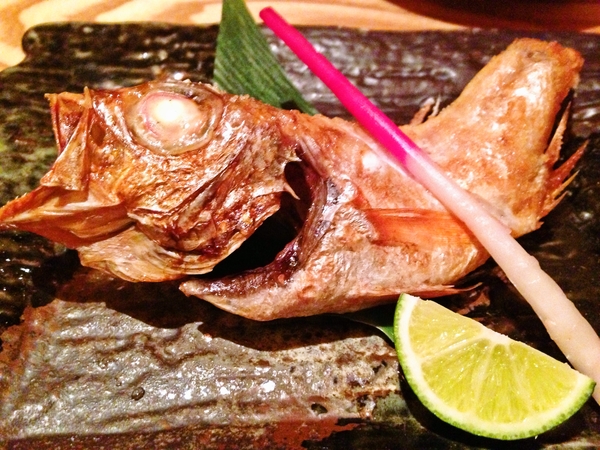 のどぐろ塩焼き
