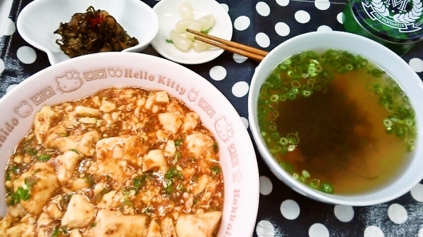 麻婆豆腐丼♪