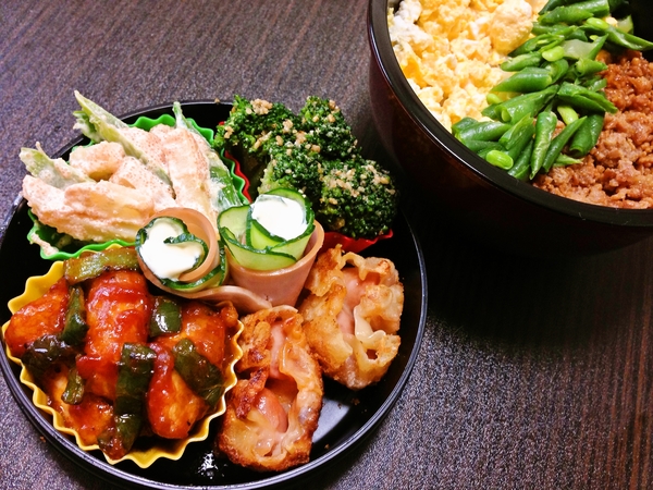 簡単弁当(∩´͈ ᐜ `͈∩)