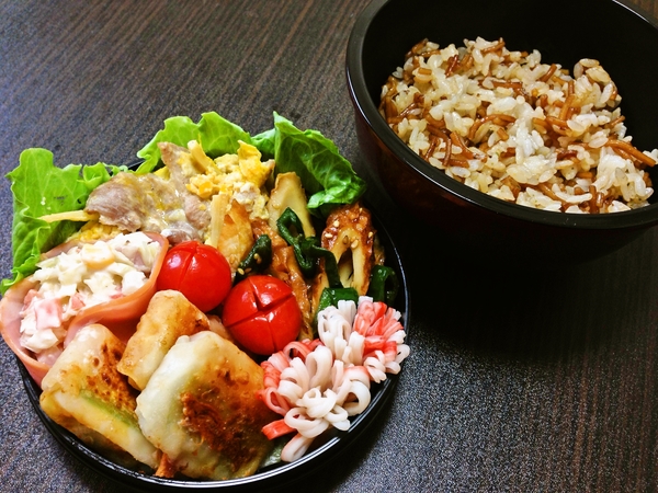 簡単弁当(∩´͈ ᐜ `͈∩)