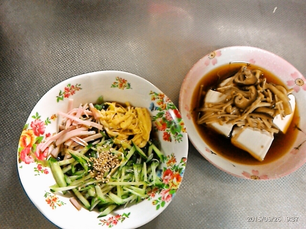 ６月２６日の晩御飯　ｂｙがみがみＭＡＭＡ