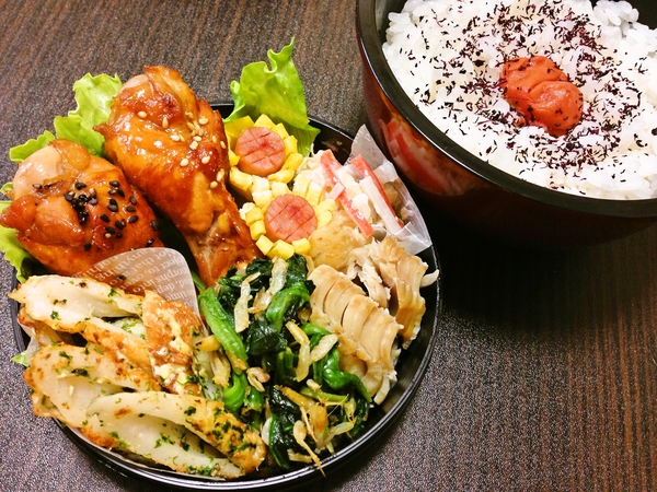 簡単弁当(∩´͈ ᐜ `͈∩)