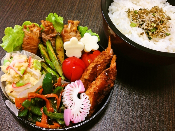 簡単弁当(∩´͈ ᐜ `͈∩)