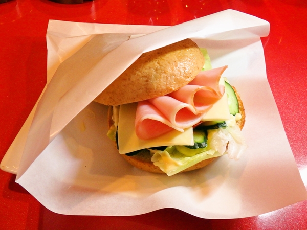 ライ麦ベーグルサンド
