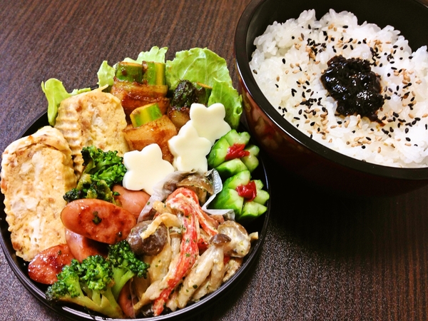 簡単弁当(∩´͈ ᐜ `͈∩)