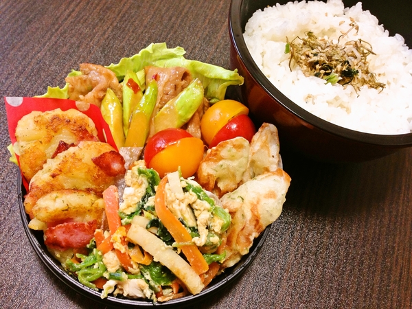 簡単弁当(∩´͈ ᐜ `͈∩)