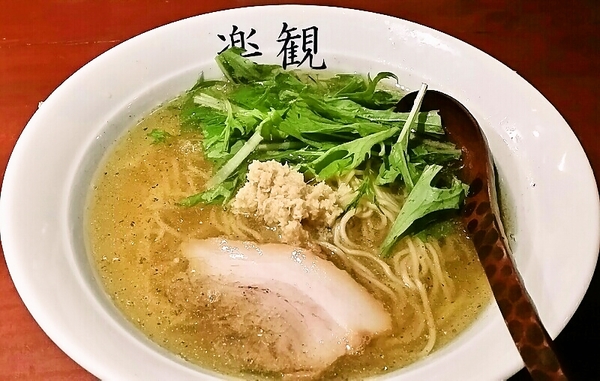 アルス南青山の「生姜香るおだしの白醤油らぁめん」
