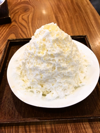 レモンみるくかき氷
