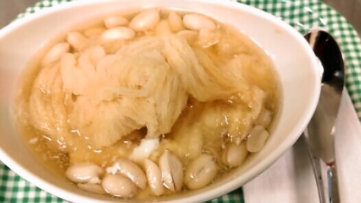 雪花の豆花落花生