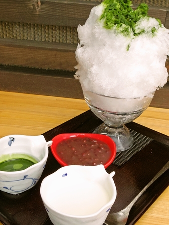 霧原の抹茶あずきミルク