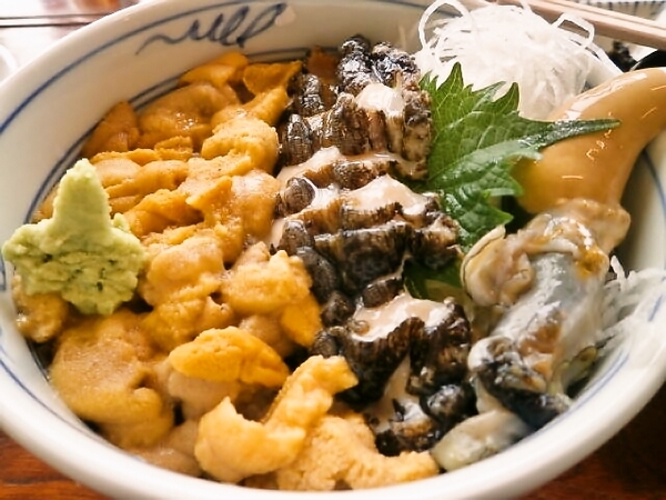 うにアワビ丼