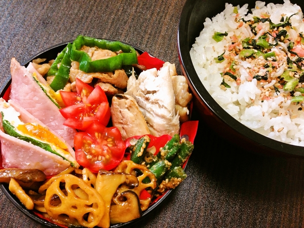 簡単弁当(∩´͈ ᐜ `͈∩)