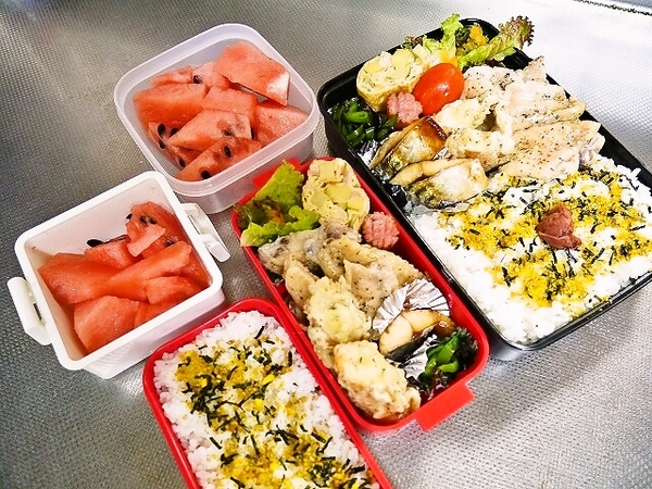 ７月２７日のお弁当　ｂｙがみがみＭＡＭＡ