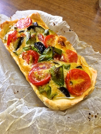 ✳︎夏野菜のキッシュ。