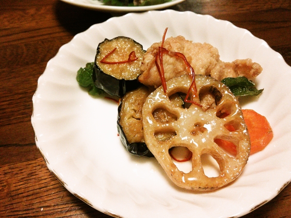 夏野菜の揚げ浸し