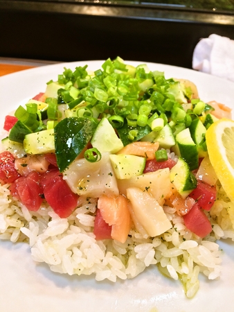 釧路千歳鮨のイタリアン風バラチラシランチ９００円