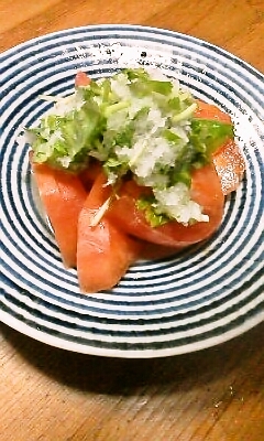 トマトのさっぱり和え