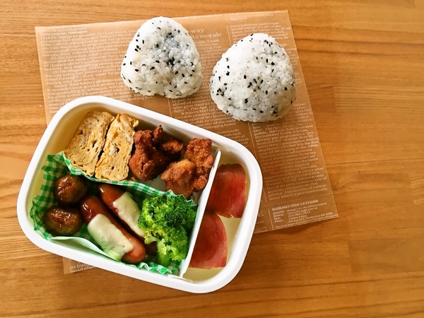 初めてのお弁当