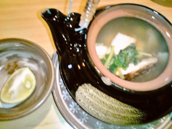 鱧と松茸の土瓶蒸し