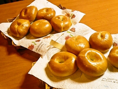 つるぴかむっちりベーグル