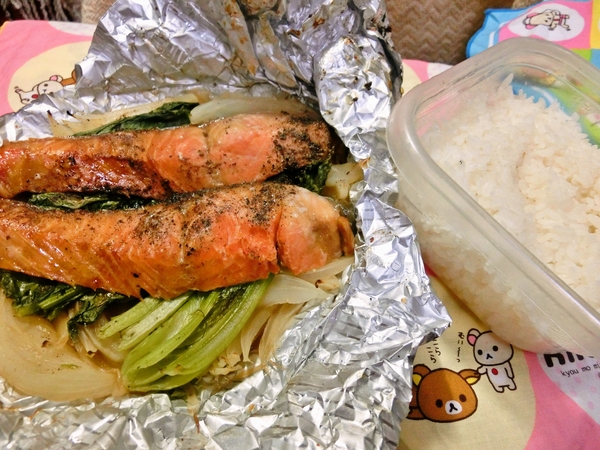 鮭のホイル焼き