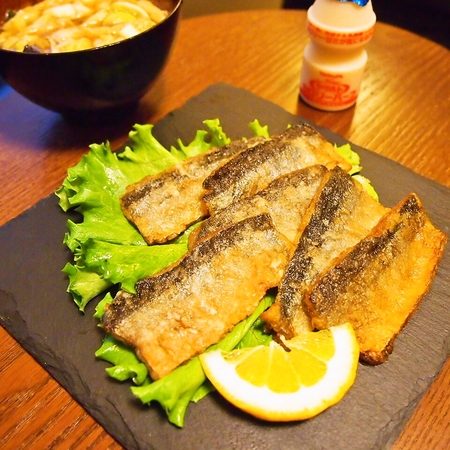 秋刀魚の竜田揚げ