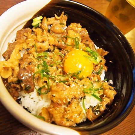 味付け焼肉丼。