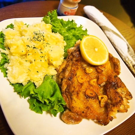 チキンステーキ。