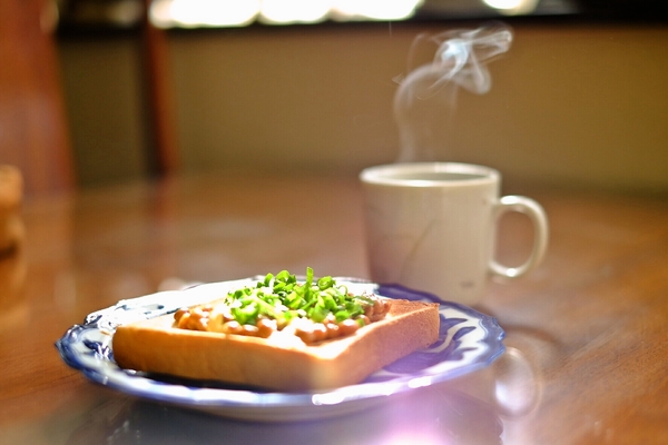 納豆トースト
