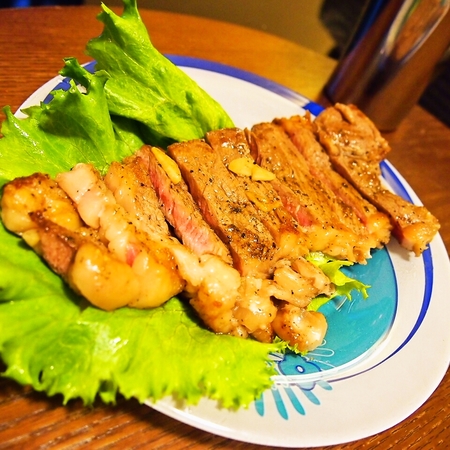 牛ステーキ。