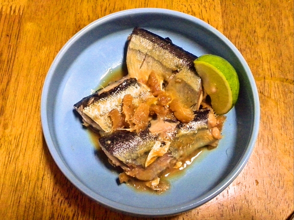 秋刀魚の味噌煮