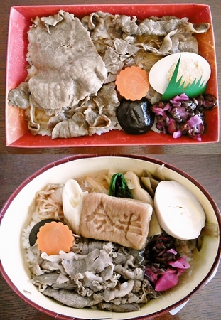 浅草今半のすき焼丼と牛めし♪