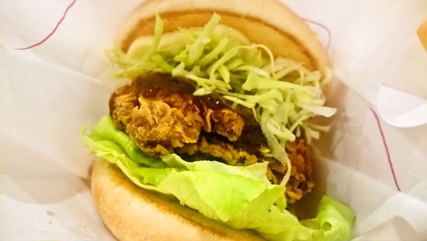 釧路ザンタレバーガー 甘酢たれ