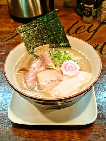 節系魚介鶏白湯ラーメン＠麺屋ソミーズ