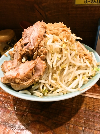 立川マシマシ総本店にて。