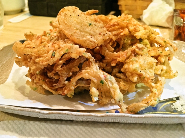 釧路すし酒場笑楽の海鮮かきあげ