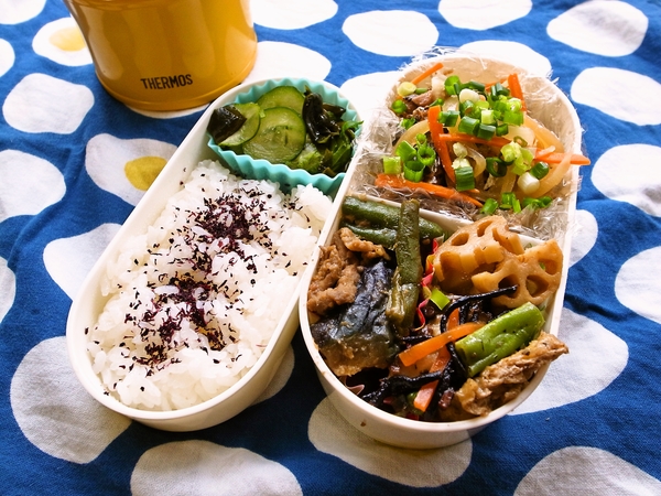 鯵のさっぱり煮弁当